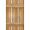 Ekena Millwork Spaced Board-n-Batten Shutters, Rough Sawn Western Red Cedar, 17 1/8W x 28H, PR RBS06S17X028RWR - alternate 4